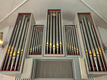 Das Foto zeigt den Prospekt der Orgel in St. Johannis Arbergen